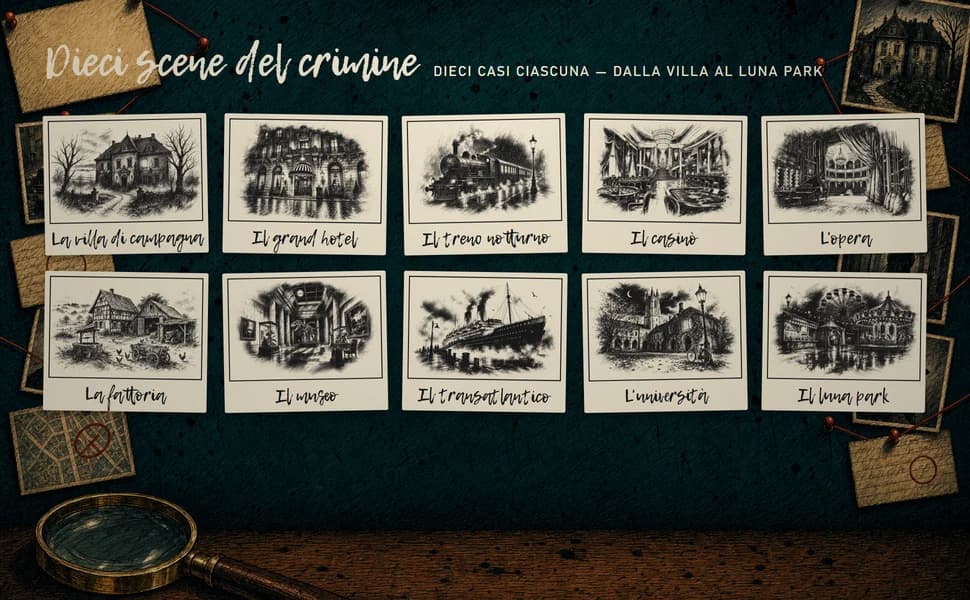 Le dieci scene del crimine del volume